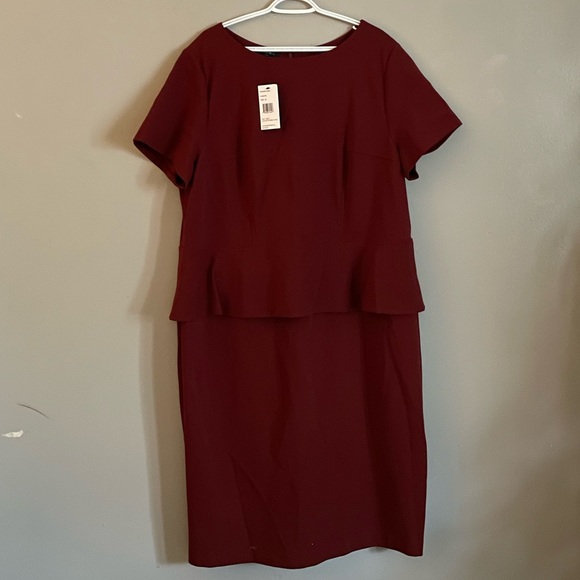 NEW Lafayette 148 Auburn PLUS dress - Picture 3 of 5